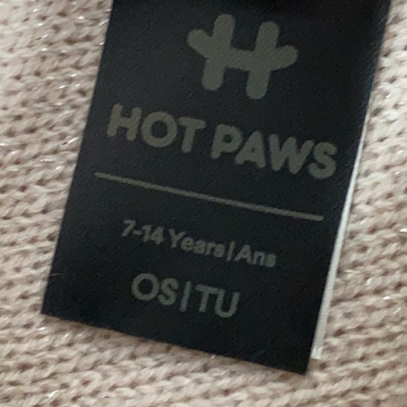 Hot Paws Hat Light Pink With Sparkly 7-14Years OS - Picture 3 of 7